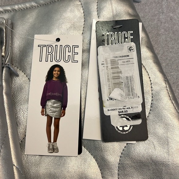 Truce Metallic Wrap Skort - Picture 11 of 11